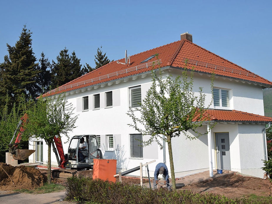 Renovierungsarbeiten am Pfarrhaus der Katholischen Kirchengemeinde Zierenberg